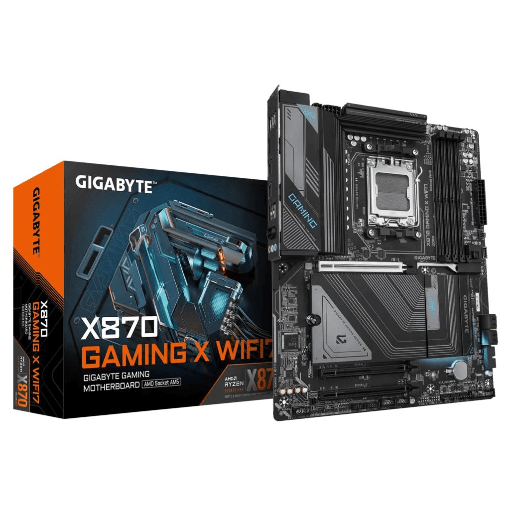 GIGABYTE X870 GAMING X WIFI7 G10, 4xDDR5, 3xM.2, DP, HDMI, Type-C, Wi-Fi 7E, Bluetooth 5.4, AM5 Soket GAMING Anakart
