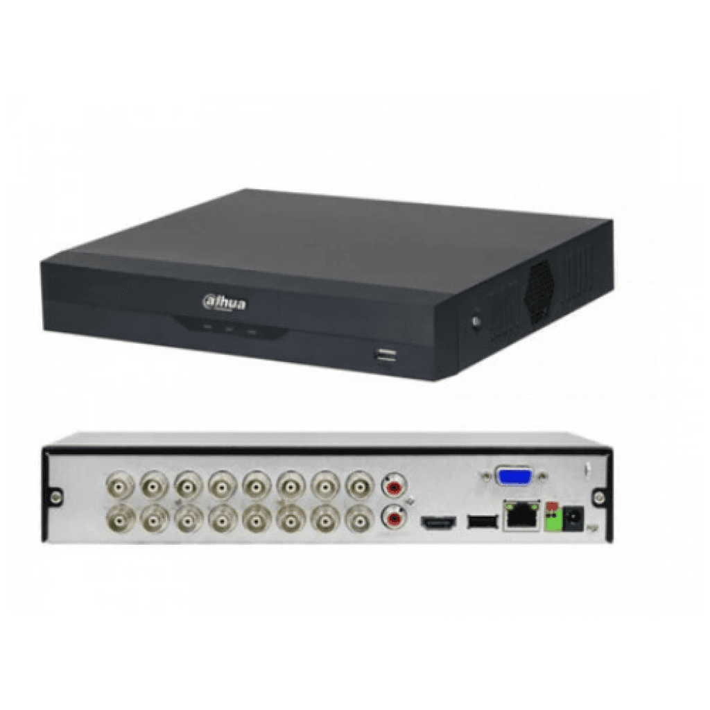 DAHUA XVR5116HS-5M-I3, 16 Kanal, 5Mpix H265+, 1 HDD, 5in1 DVR Cihazı