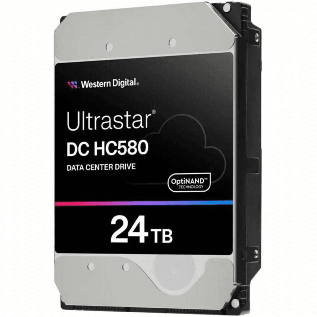 WD ULTRASTAR, WUH722424ALE6L4, 3.5", 24TB, 512Mb, 7200 Rpm, 7/24 Enterprise, DATA CENTER-GÜVENLİK-NAS-SERVER, HDD (DC HC580) (0F62796) (Türkiye Distribütörü Garantili)