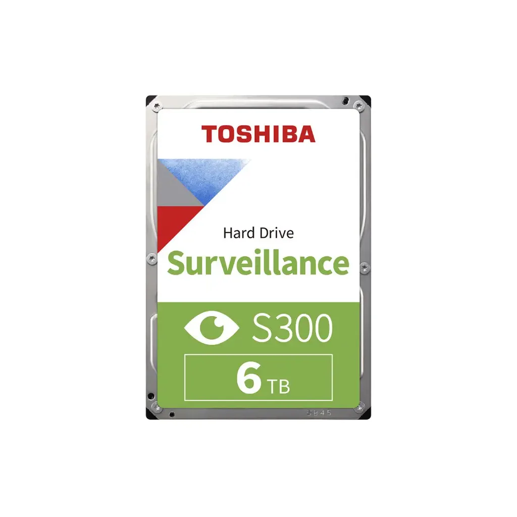 TOSHIBA S300, HDWT860UZSVA, 3.5", 6TB, 256Mb 5400 Rpm, 7/24 Güvenlik HDD (Türkiye Distribütörü Garantili)