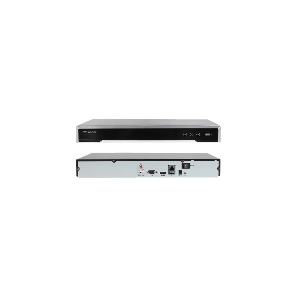HIKVISION DS-7616NI-Q2, 16Kanal, 8Mpix, H265+, 2 HDD Desteği, 2160P Kayıt, 160Mbps Bant Genişliği, Metal Kasa, NVR