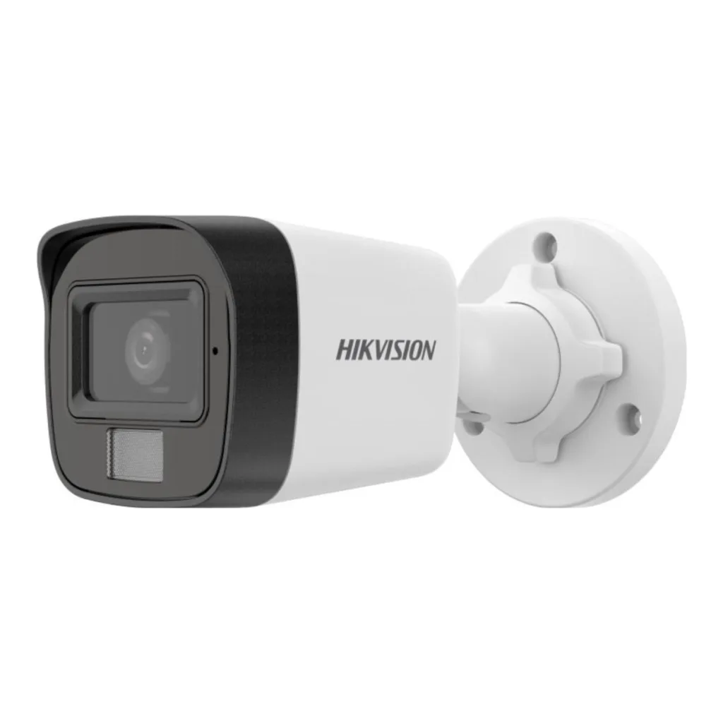 HIKVISION DS-2CD1021G2-LIUF 2Mpix, 2,8mm Lens,  H265+,20Mt Gece Görüşü, Hybrid Light, SD Kart,Dahili Mikrofon, PoE, Bullet IP Kamera